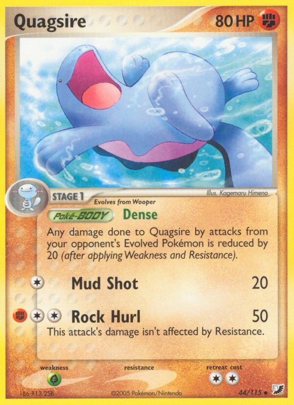 Quagsire (44/115) [EX: Unseen Forces] | Jack's On Queen