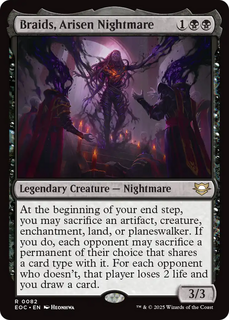 Braids, Arisen Nightmare [Edge of Eternities Commander] | Jack's On Queen