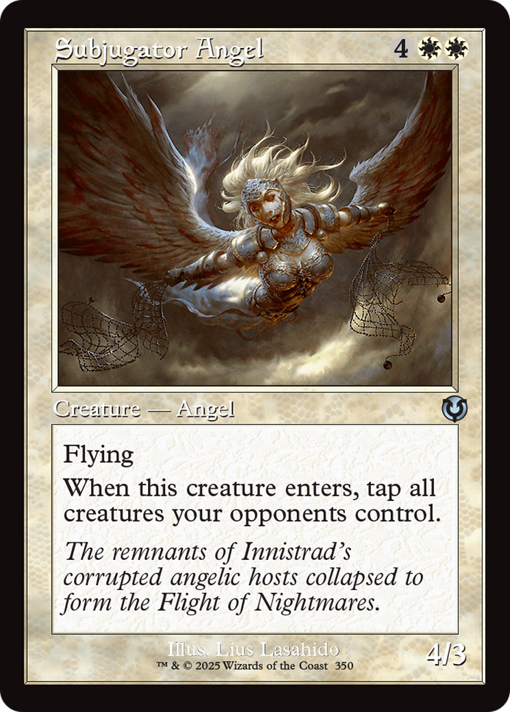 Subjugator Angel (Retro Frame) [Innistrad Remastered] | Jack's On Queen