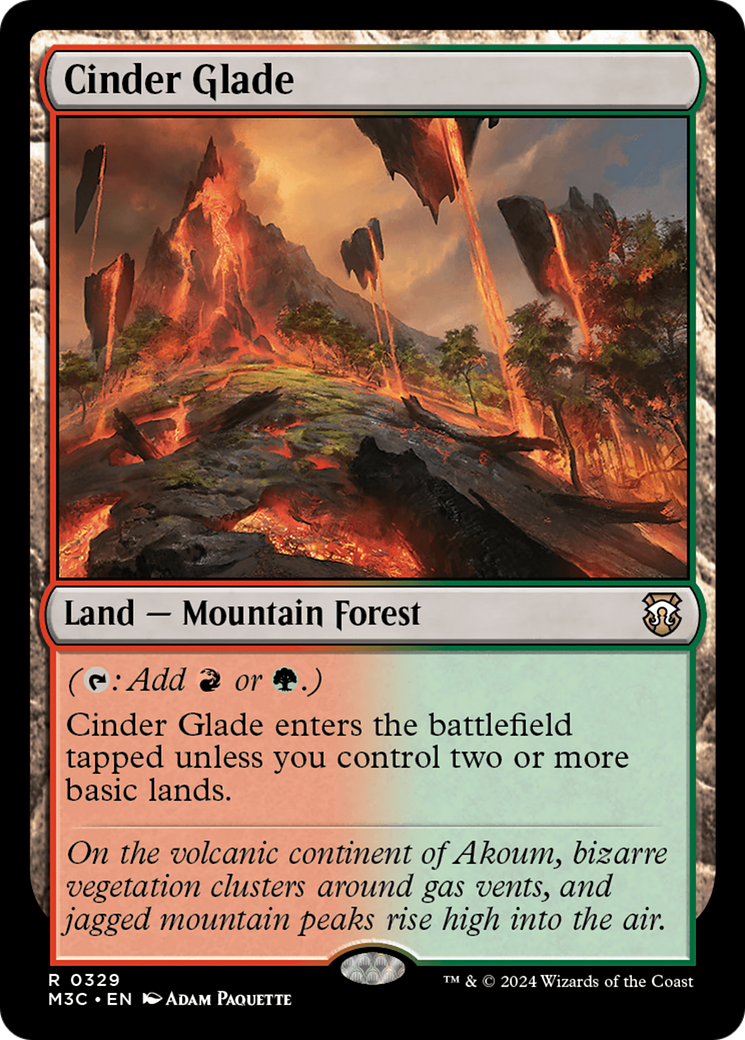 Cinder Glade [Modern Horizons 3 Commander] | Jack's On Queen