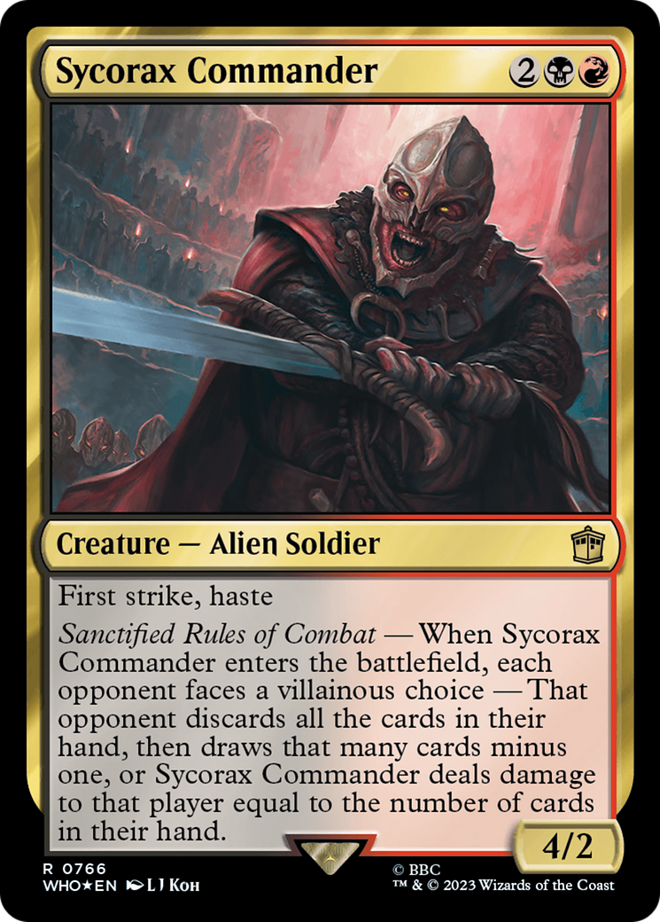 Sycorax Commander (Surge Foil) [Doctor Who] | Jack's On Queen