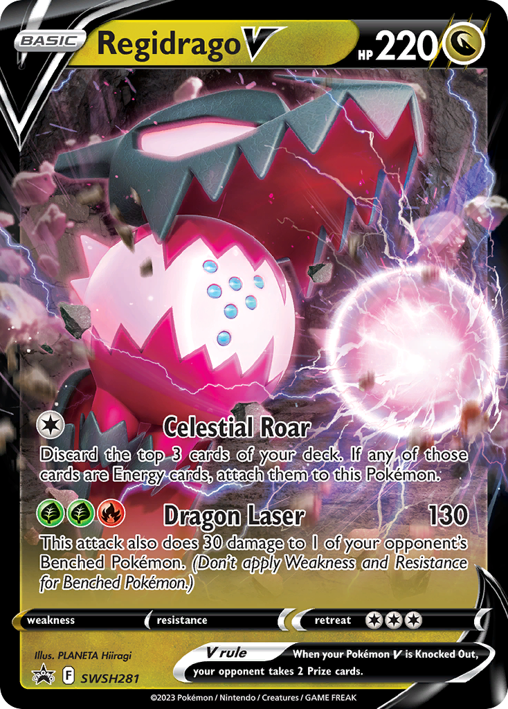Regidrago V (SWSH281) (Jumbo Card) [Sword & Shield: Black Star Promos] | Jack's On Queen