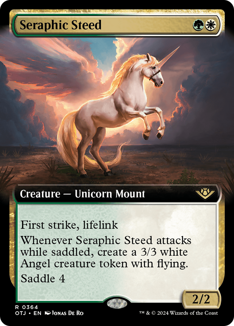 Seraphic Steed (Extended Art) [Outlaws of Thunder Junction] | Jack's On Queen