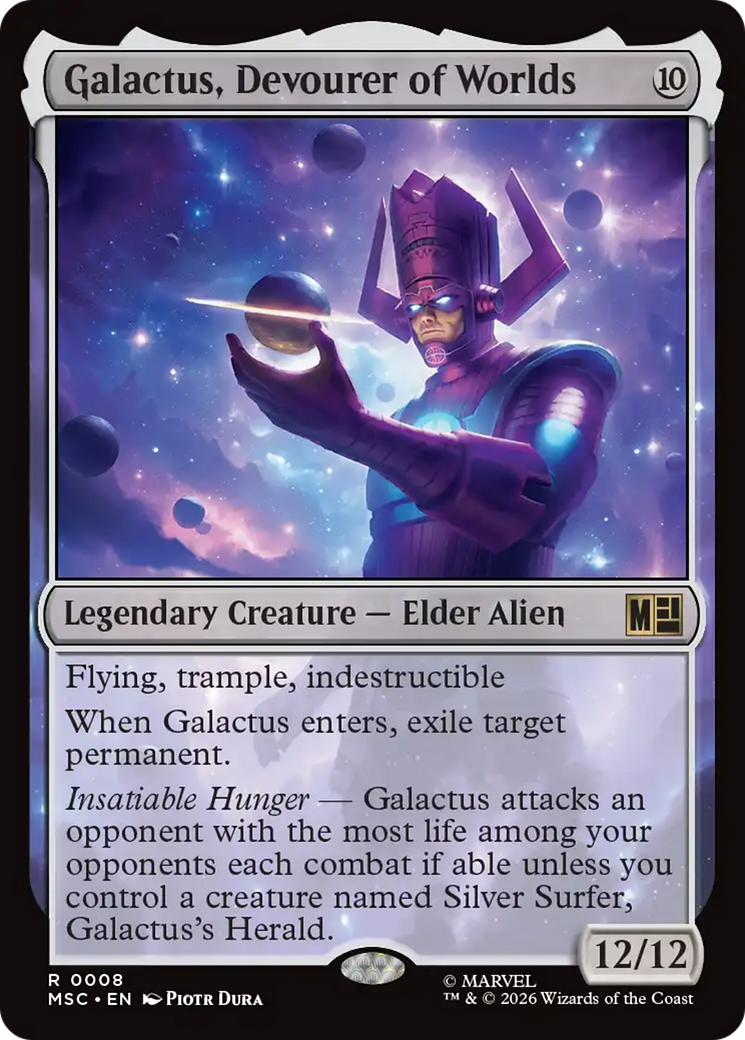 Galactus, Devourer of Worlds (Surge Foil) [Marvel Super Heroes Commander] | Jack's On Queen