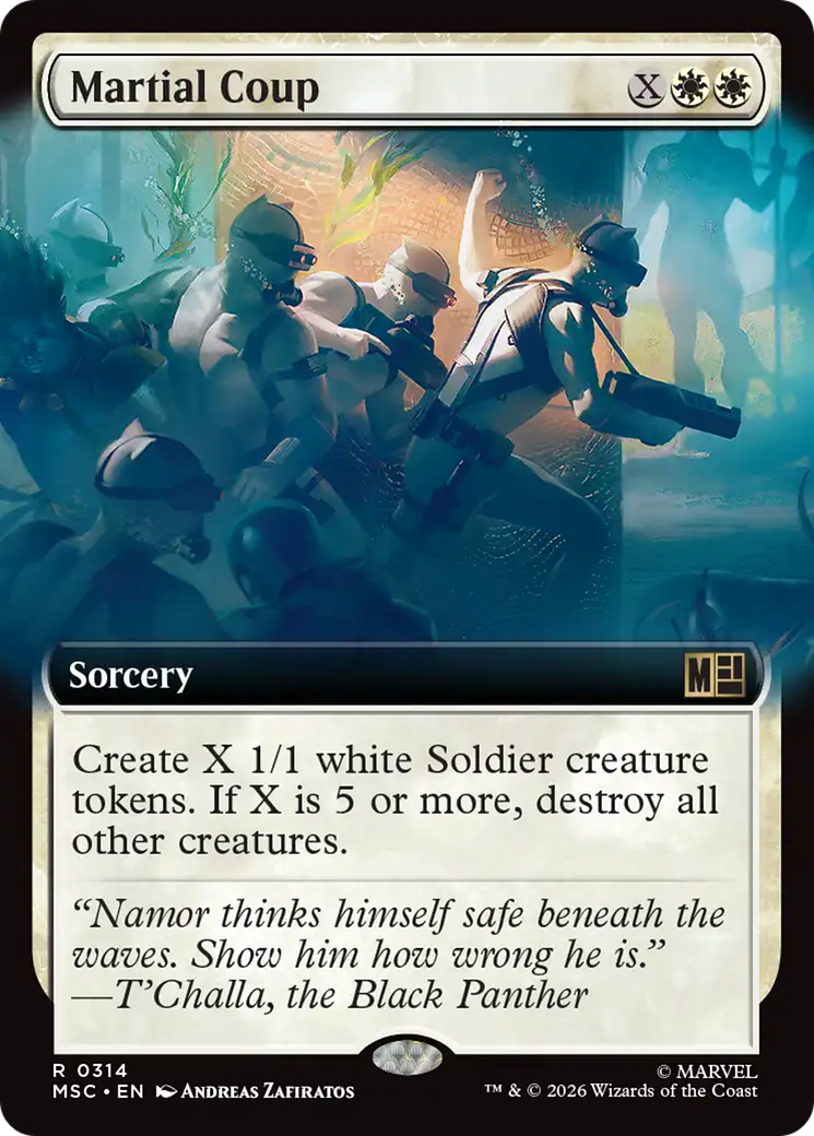 Martial Coup (Extended Art) [Marvel Super Heroes Commander] | Jack's On Queen