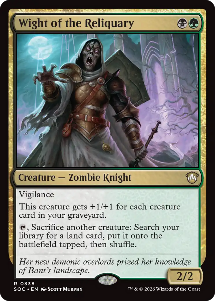 Wight of the Reliquary [Secrets of Strixhaven Commander] | Jack's On Queen