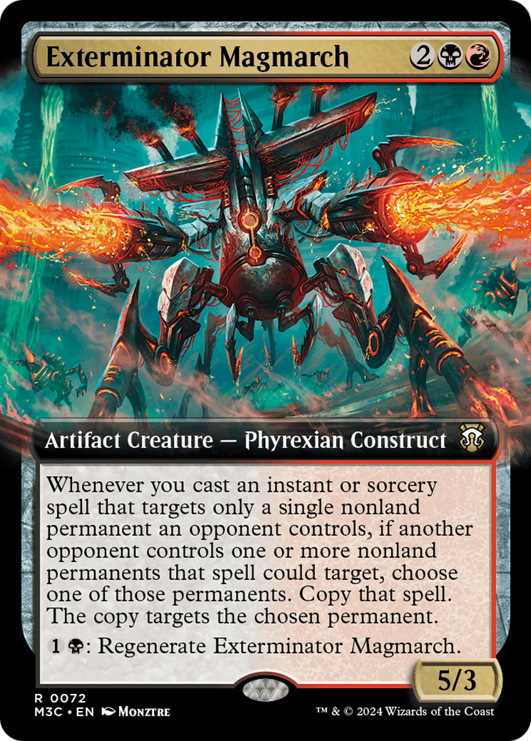 Exterminator Magmarch (Extended Art) (Ripple Foil) [Modern Horizons 3 Commander] | Jack's On Queen