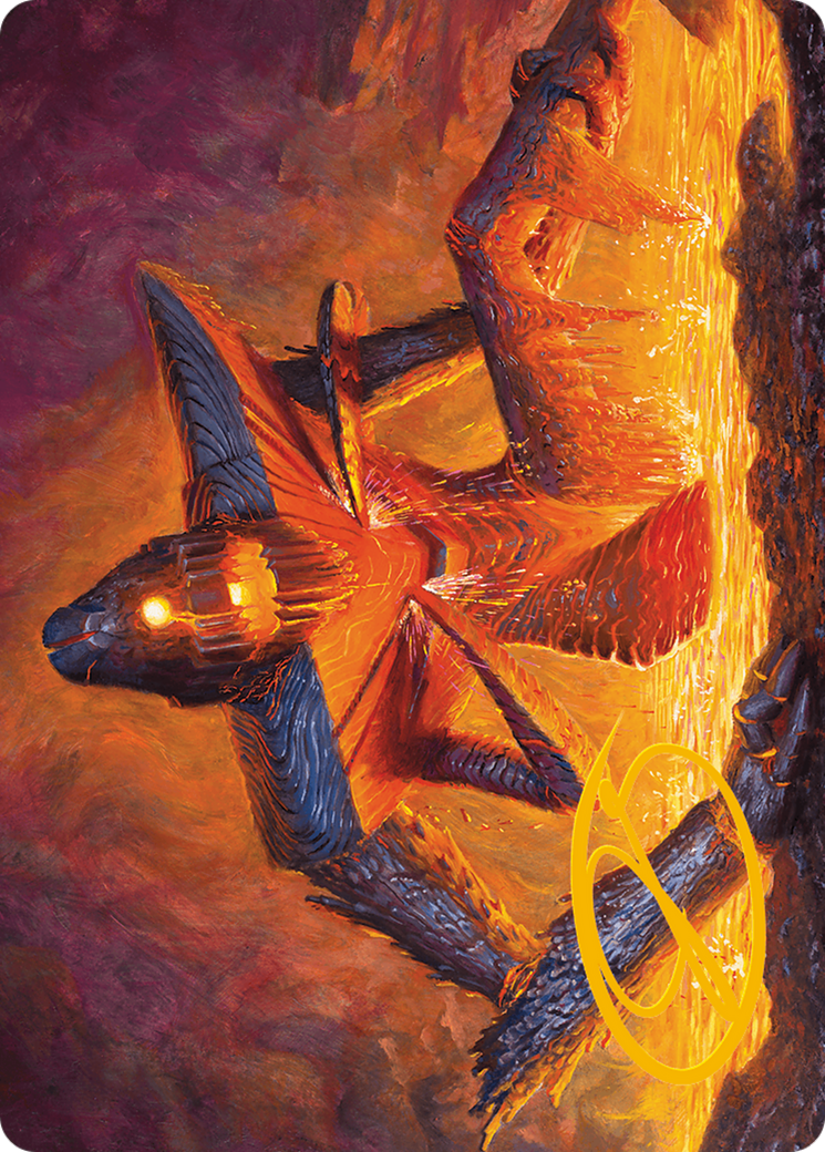 Molten Gatekeeper Art Card (Gold-Stamped Signature) [Modern Horizons 3 Art Series] | Jack's On Queen