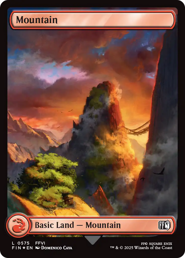 Mountain (0575) (Surge Foil) [FINAL FANTASY] | Jack's On Queen