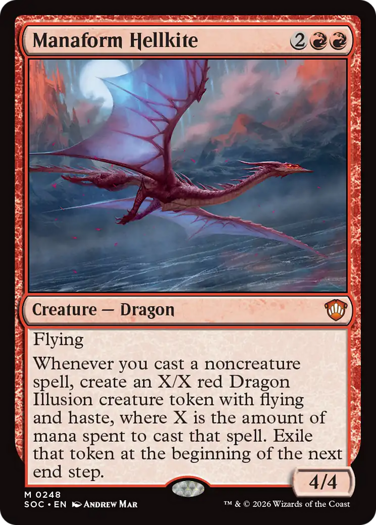 Manaform Hellkite [Secrets of Strixhaven Commander] | Jack's On Queen