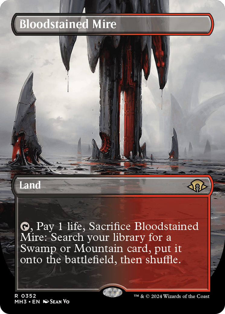 Bloodstained Mire (Borderless) [Modern Horizons 3] | Jack's On Queen