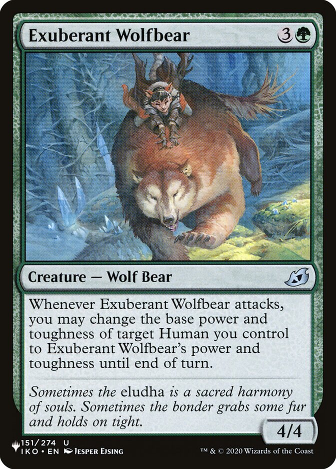 Exuberant Wolfbear [The List] | Jack's On Queen