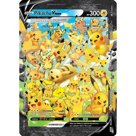 Pikachu V-UNION (Jumbo Card) [Sword & Shield: Black Star Promos] | Jack's On Queen