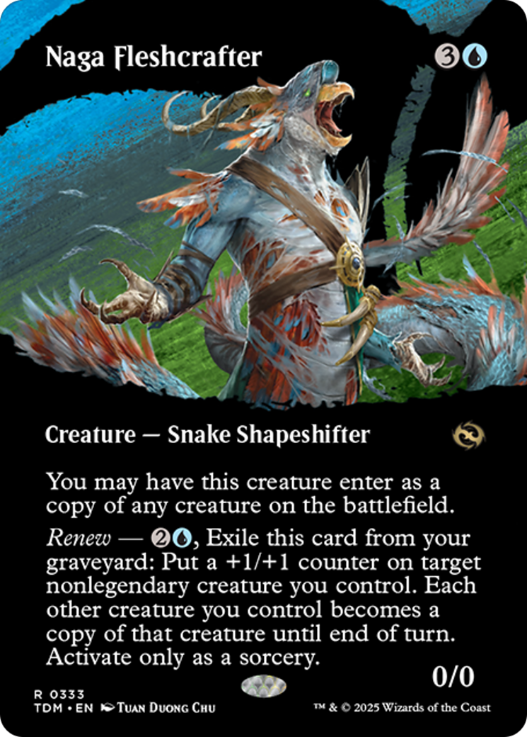 Naga Fleshcrafter (Borderless) [Tarkir: Dragonstorm] | Jack's On Queen