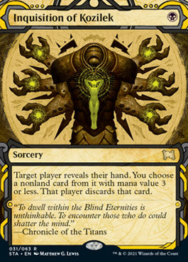 Inquisition of Kozilek (Foil Etched) [Strixhaven: Mystical Archive] | Jack's On Queen