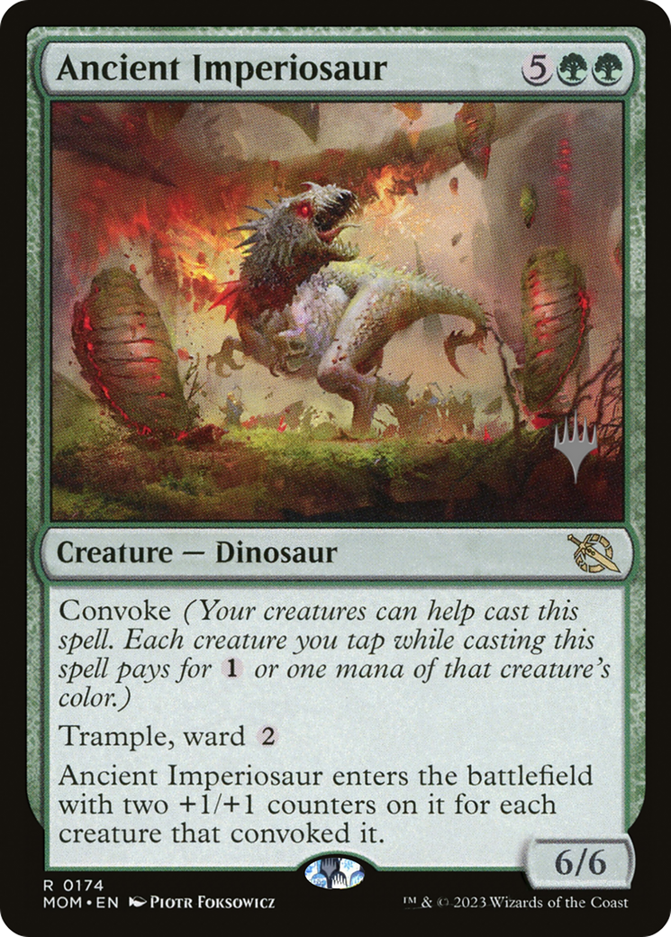 Ancient Imperiosaur (Promo Pack) [March of the Machine Promos] | Jack's On Queen