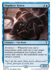 Displacer Kitten (White Border) [Mystery Booster 2] | Jack's On Queen