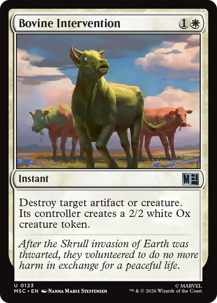 Bovine Intervention (Surge Foil) [Marvel Super Heroes Commander] | Jack's On Queen