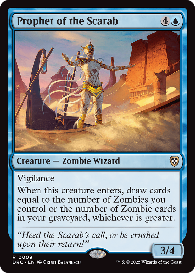 Prophet of the Scarab [Aetherdrift Commander] | Jack's On Queen