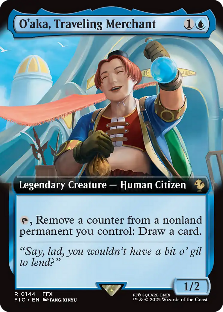 O'aka, Traveling Merchant (Extended Art) [FINAL FANTASY Commander] | Jack's On Queen