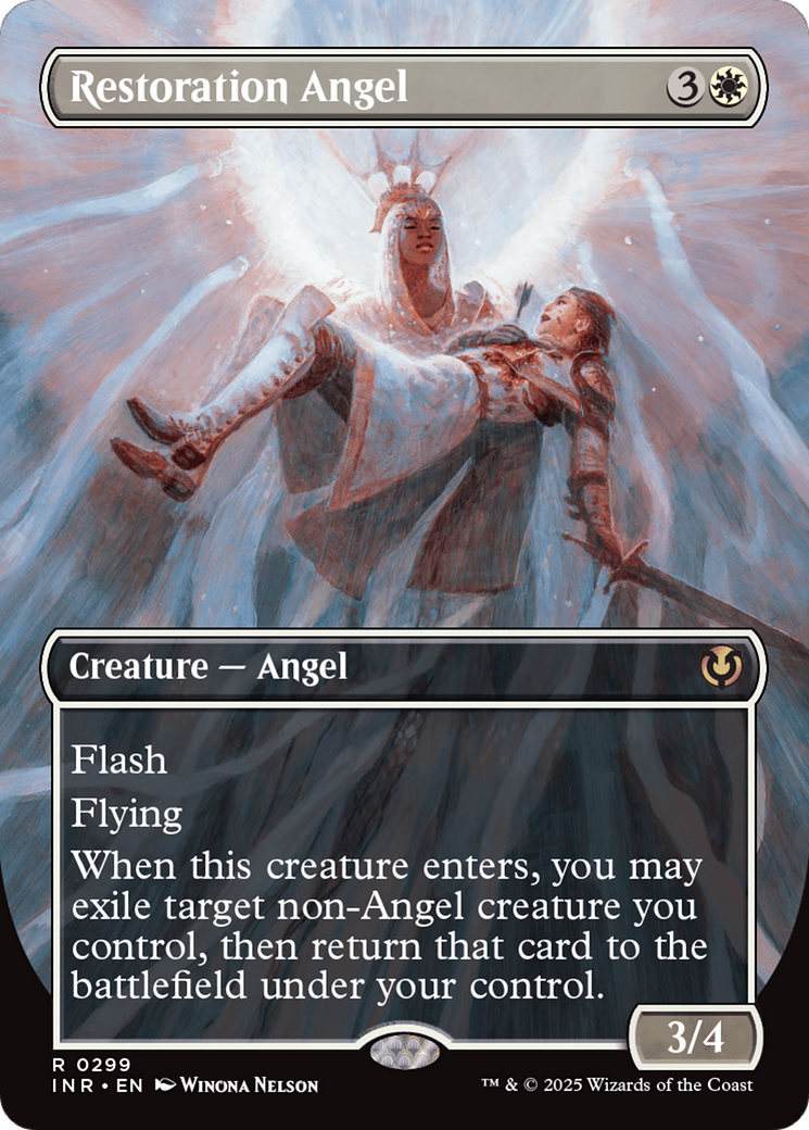 Restoration Angel (Borderless) [Innistrad Remastered] | Jack's On Queen