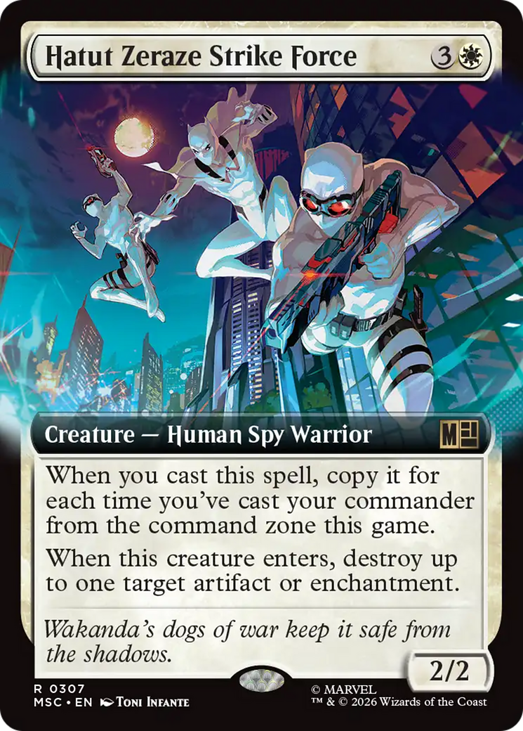 Hatut Zeraze Strike Force (Extended Art) [Marvel Super Heroes Commander] | Jack's On Queen