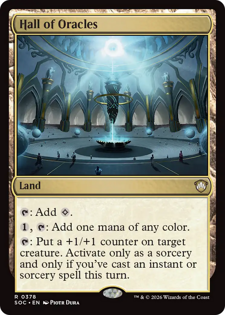 Hall of Oracles [Secrets of Strixhaven Commander] | Jack's On Queen