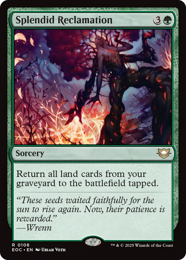 Splendid Reclamation [Edge of Eternities Commander] | Jack's On Queen