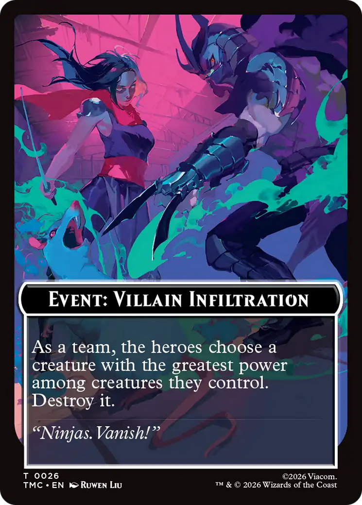 Event: Villain Infiltration [Teenage Mutant Ninja Turtles Commander Tokens] | Jack's On Queen