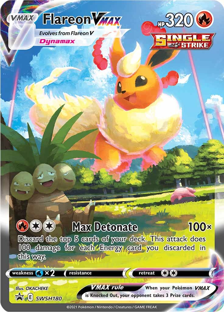 Flareon VMAX (SWSH180) [Sword & Shield: Black Star Promos] | Jack's On Queen