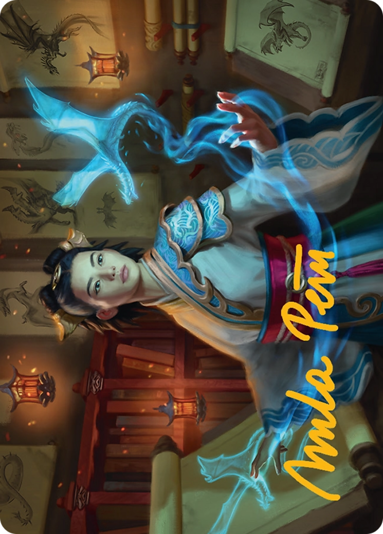 Dragonologist Art Card (6/54) [Tarkir: Dragonstorm Art Series] | Jack's On Queen