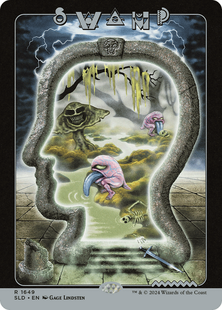 Swamp (1649) (Rainbow Foil) [Secret Lair Drop Series] | Jack's On Queen