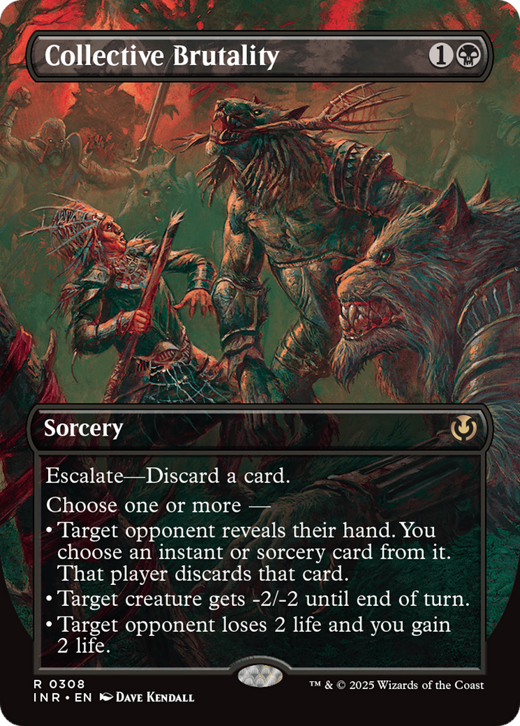 Collective Brutality (Borderless) [Innistrad Remastered] | Jack's On Queen