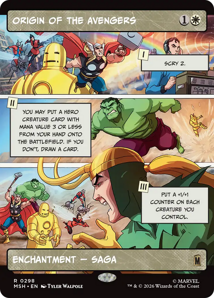 Origin of the Avengers (Borderless) [Marvel Super Heroes] | Jack's On Queen