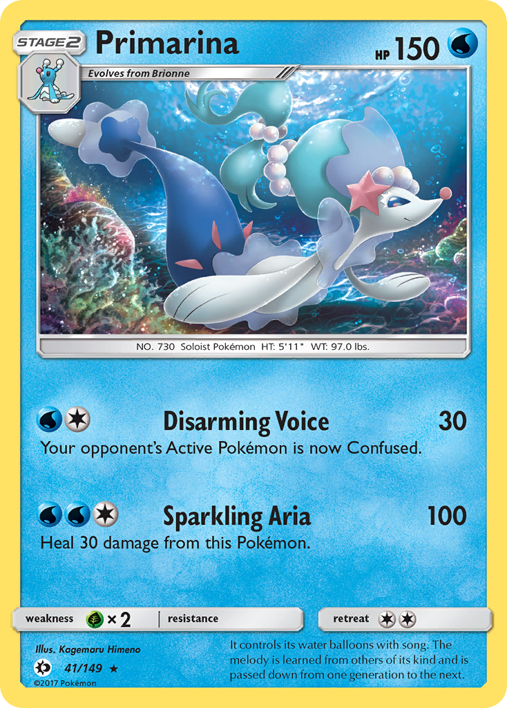 Primarina (41/149) [Sun & Moon: Base Set] | Jack's On Queen