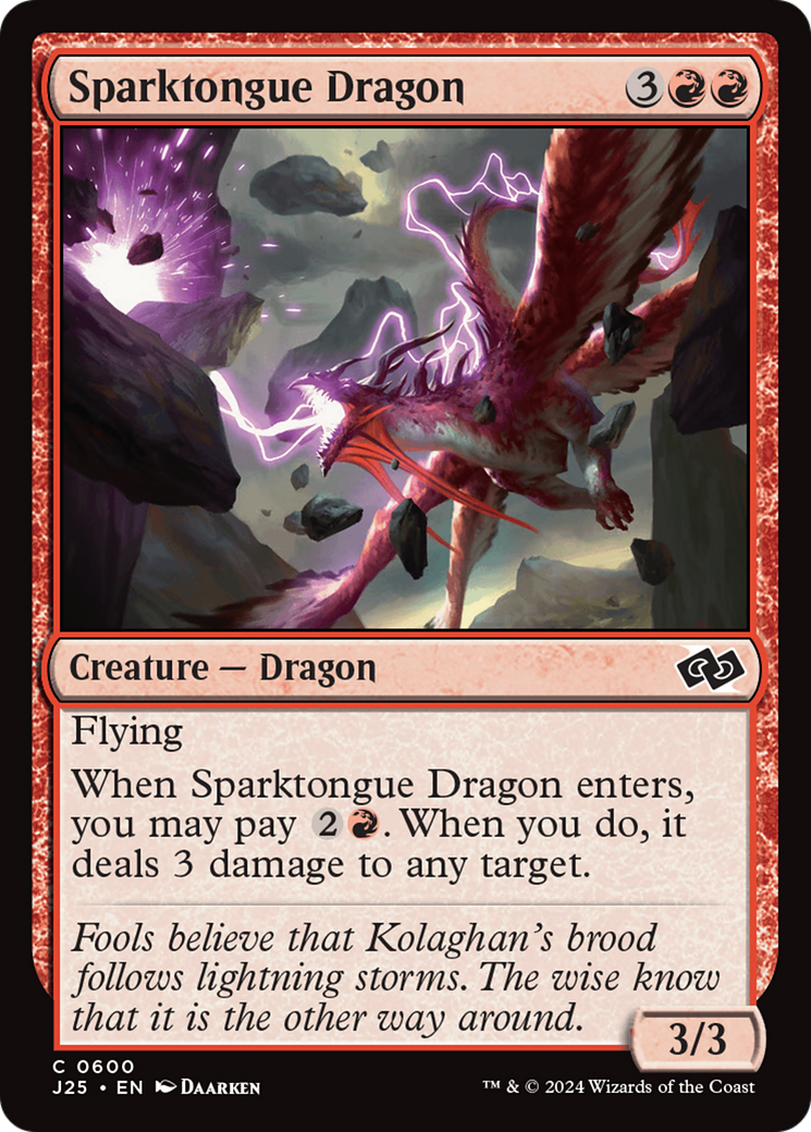 Sparktongue Dragon [Foundations Jumpstart] | Jack's On Queen