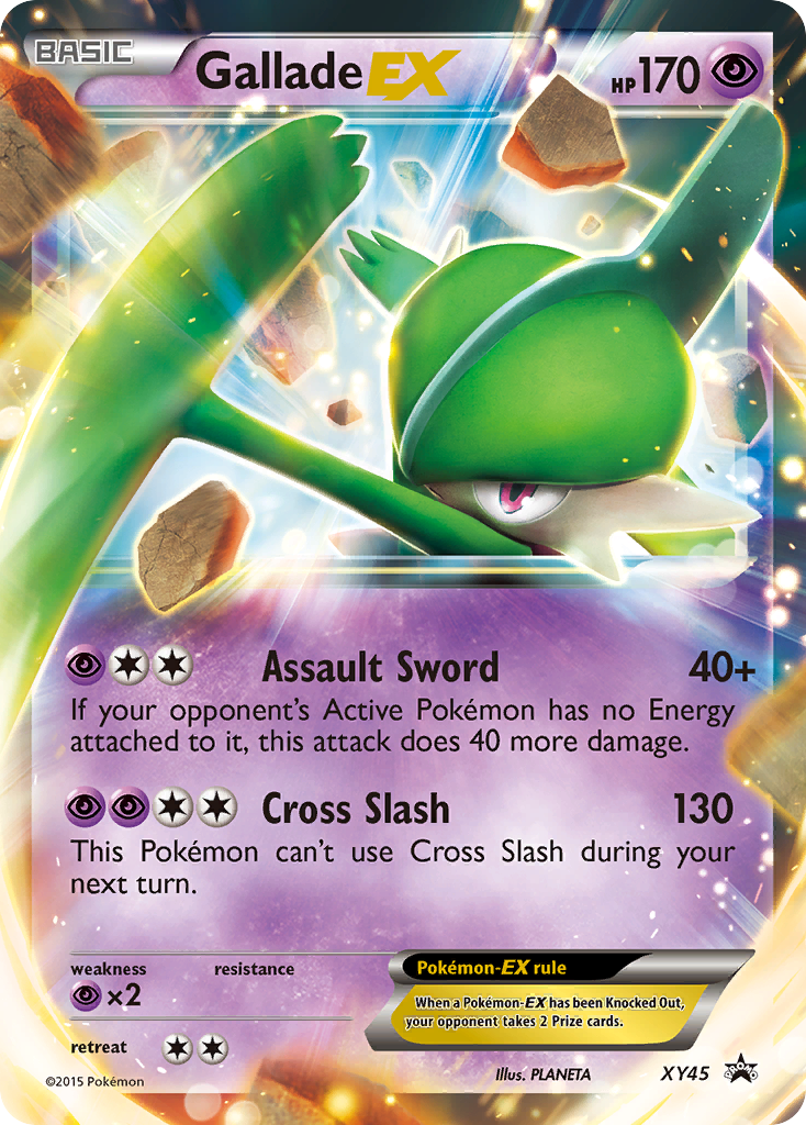 Gallade EX (XY45) [XY: Black Star Promos] | Jack's On Queen