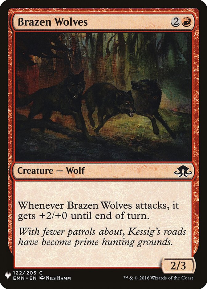 Brazen Wolves [Mystery Booster] | Jack's On Queen