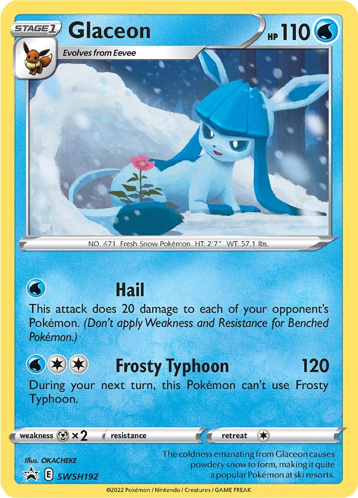 Glaceon (SWSH192) [Sword & Shield: Black Star Promos] | Jack's On Queen