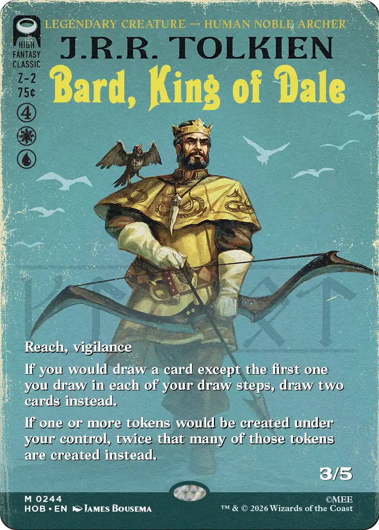 Bard, King of Dale (Borderless) [The Hobbit] | Jack's On Queen