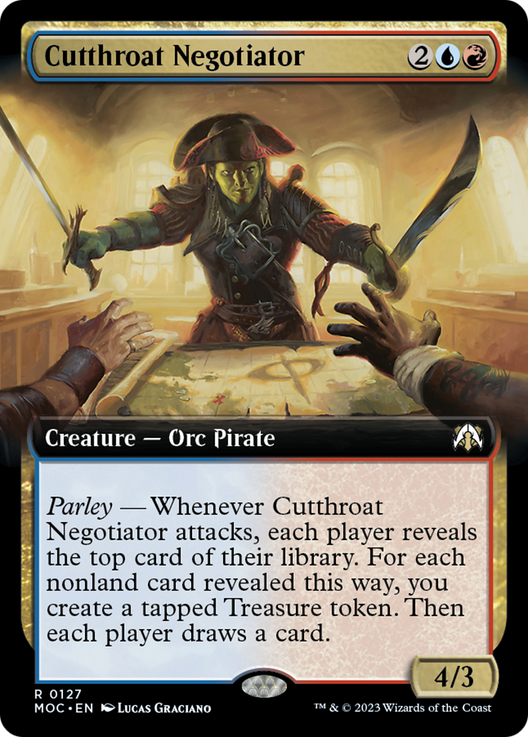 Cutthroat Negotiator (Extended Art) [March of the Machine Commander] | Jack's On Queen
