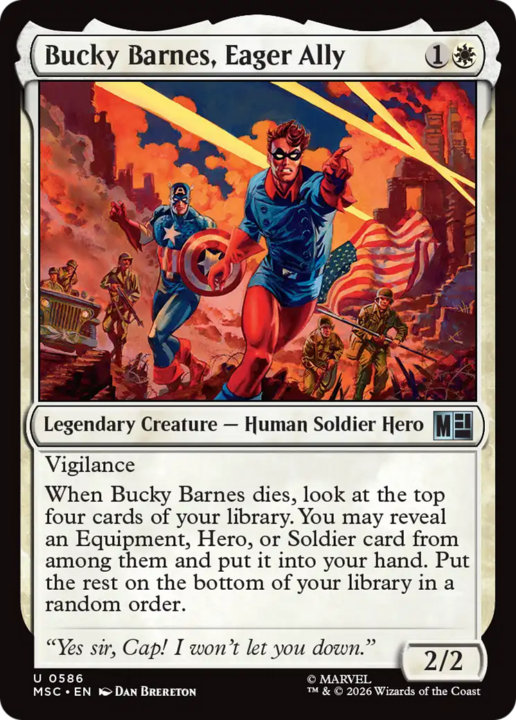 Bucky Barnes, Eager Ally [Marvel Super Heroes Commander] | Jack's On Queen