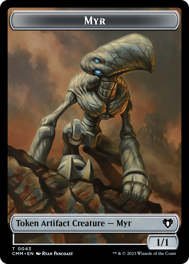 Myr Token [Commander Masters Tokens] | Jack's On Queen