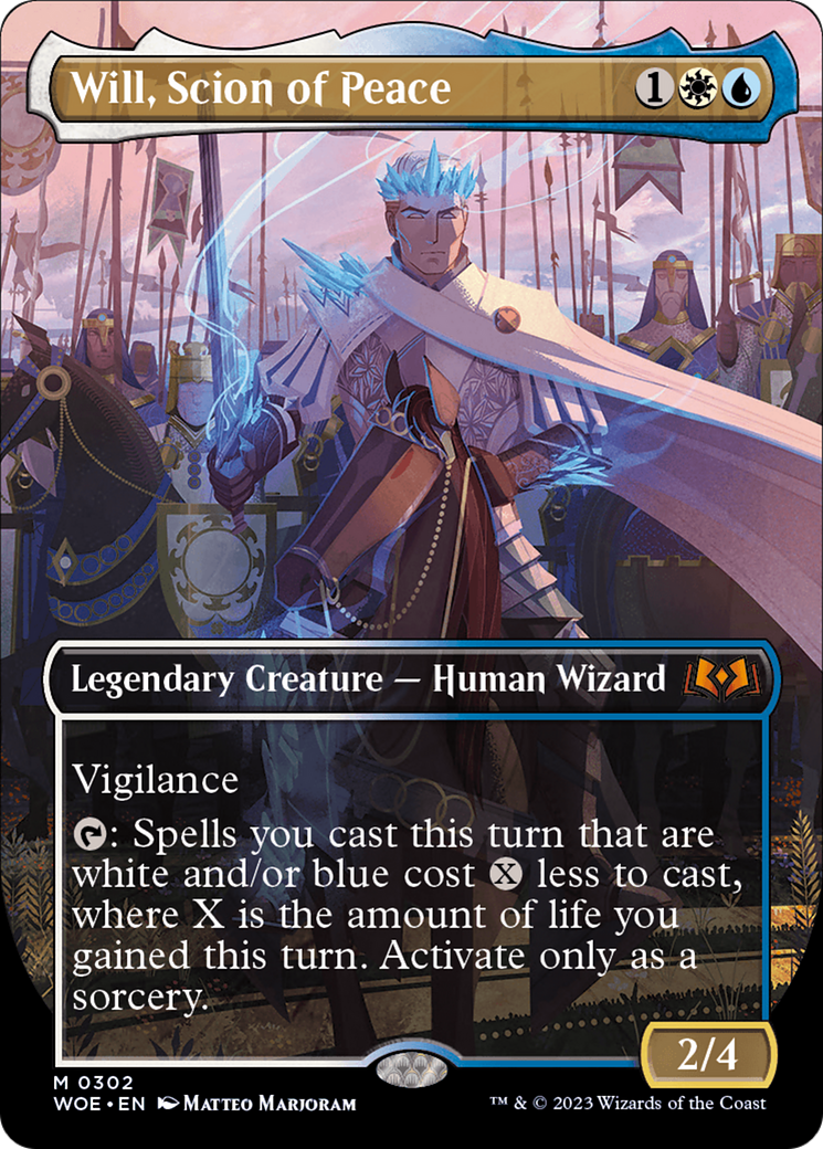 Will, Scion of Peace (Borderless Alternate Art) [Wilds of Eldraine] | Jack's On Queen