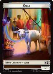 Soldier // Goat Double-Sided Token [Marvel Super Heroes Commander Tokens] | Jack's On Queen
