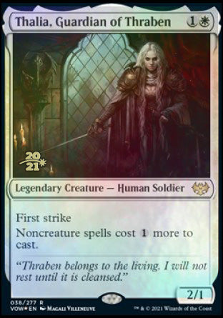 Thalia, Guardian of Thraben [Innistrad: Crimson Vow Prerelease Promos] | Jack's On Queen