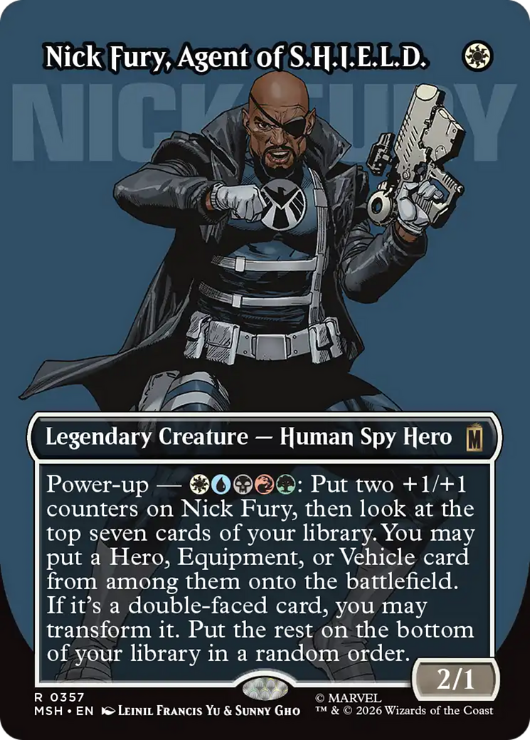 Nick Fury, Agent of S.H.I.E.L.D. (Borderless) (0357) [Marvel Super Heroes] | Jack's On Queen