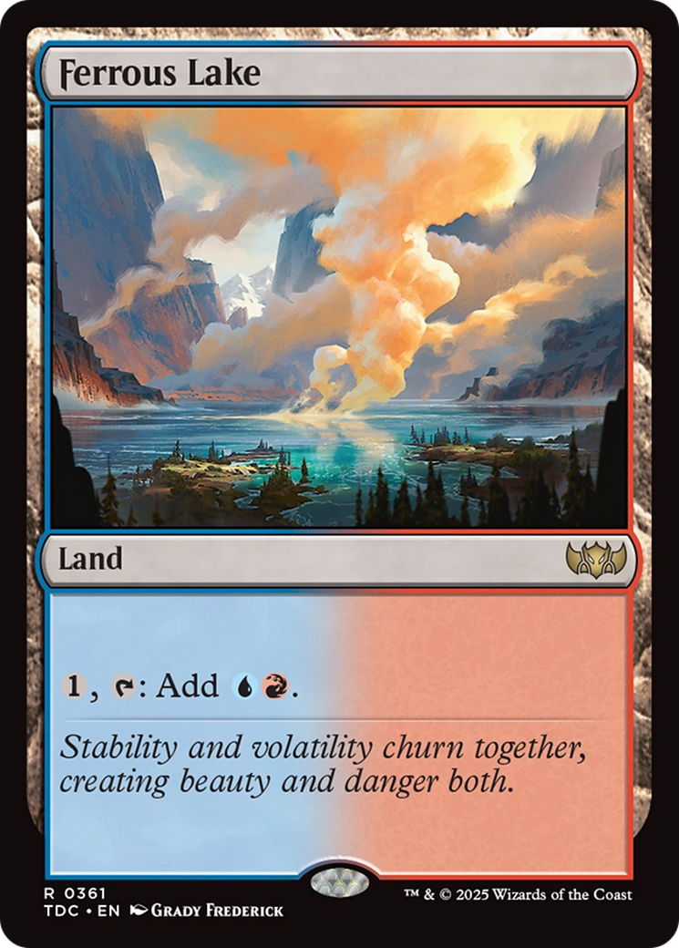 Ferrous Lake [Tarkir: Dragonstorm Commander] | Jack's On Queen