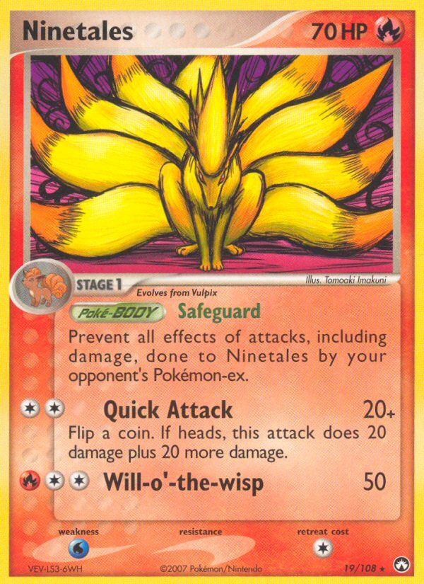 Ninetales (19/108) [EX: Power Keepers] | Jack's On Queen