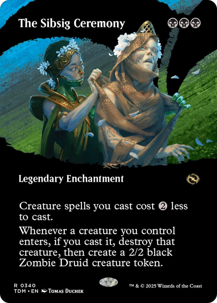 The Sibsig Ceremony (Borderless) [Tarkir: Dragonstorm] | Jack's On Queen